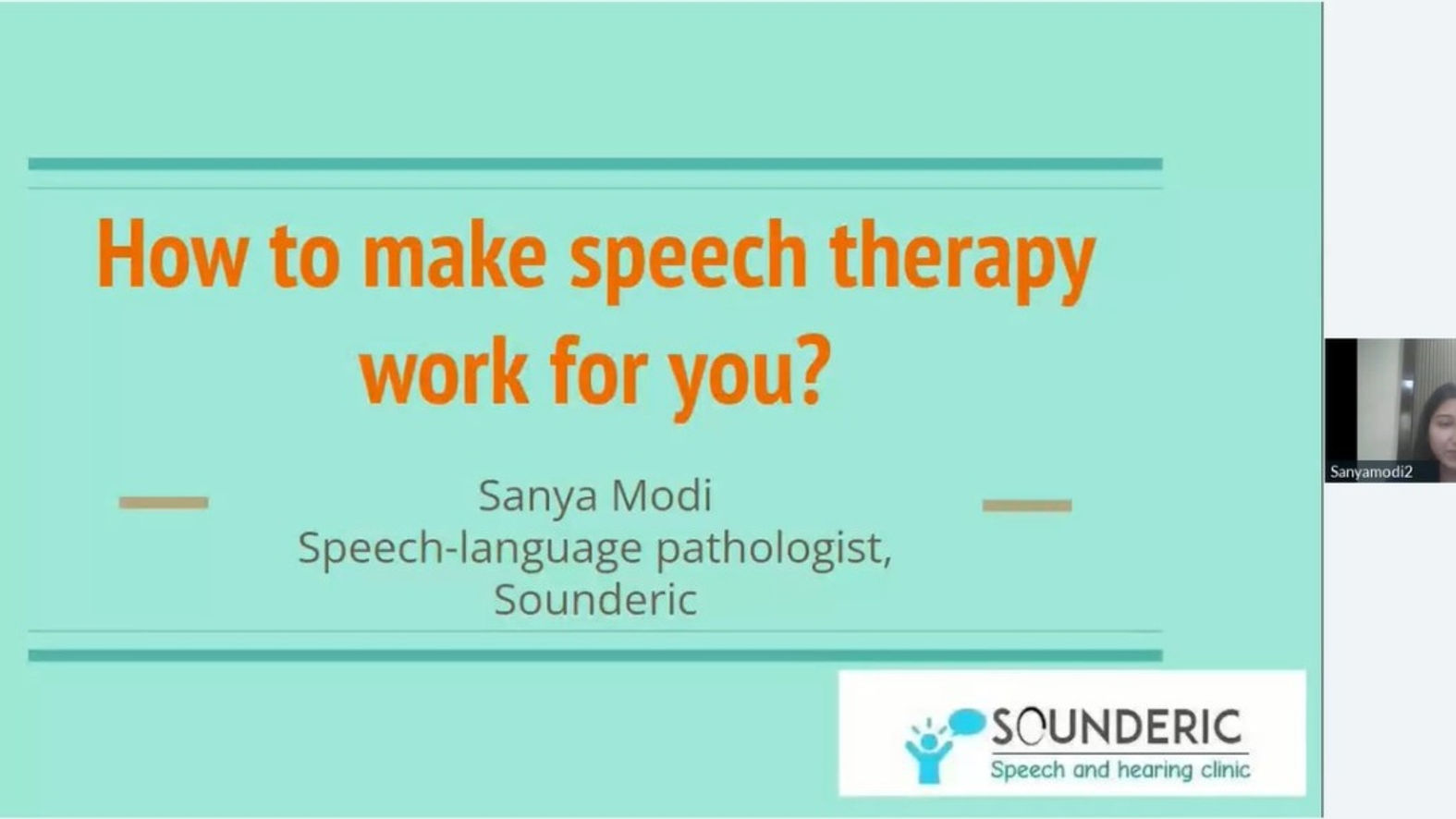 How to make speech therapy work for you?
